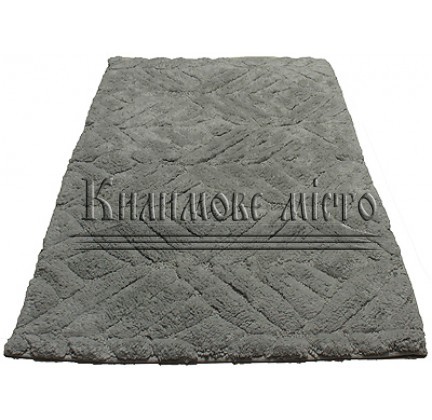Carpet for bathroom Indian Handmade Lime RIS-BTH-5229 GREY - высокое качество по лучшей цене в Украине.